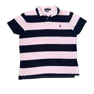 Polo by Ralph Lauren Striped Pink and Black Shirt